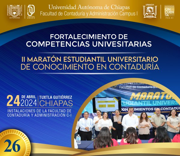 26| II Maratón Estudiantil Universitario