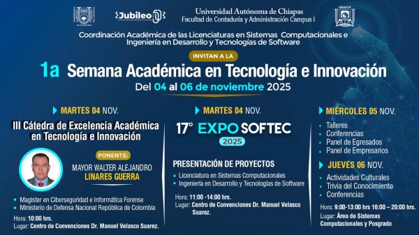 1ra Semana Académica de la Tecnología e Innovación