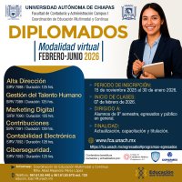 Conoce la convocatoria para estudiar un Diplomado en el periodo Febrero-Junio 2026